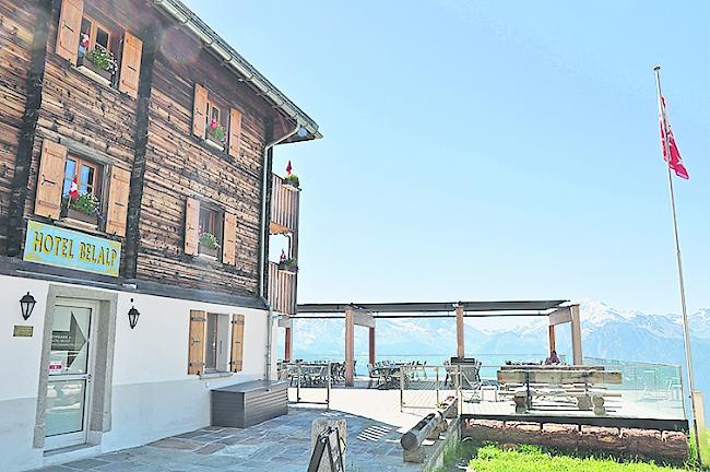 Das Hotel Belalp wird renoviert.