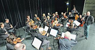 Geburtstagsfeier. Der Orchesterverein Visp: Bereit f&uuml;r die Jubil&auml;ums-Gala zum 100. Geburtstag.  