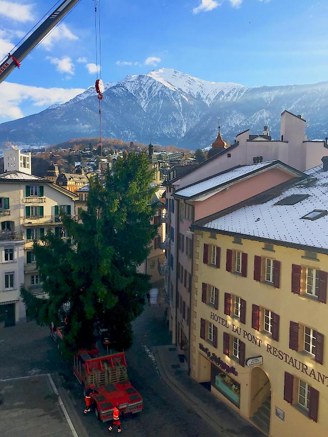 Foto aus dem Büro der indual GmbH beim Sebastiansplatz. Die Full-Service Agentur im Webbereich hatte bei den Aufstellarbeiten einen Logenplatz.