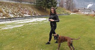 Prachtexemplar. Larissa Zanoni mit ihrem Bronco beim Training.