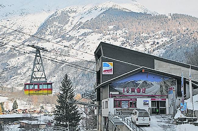 Die Seilbahn von Fiesch aufs Eggishorn.