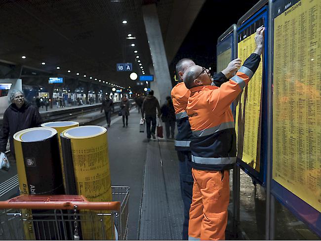 Seit heute Montag gilt wieder der gewohnte Fahrplan. (Archivbild)