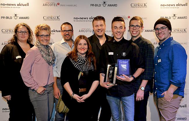 Tolle Stimmung. Das Team der Schnyder Werbung AG in Hamburg.