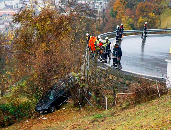 Es ist beim grossen Kehr in der Massegga von der Strasse abgekommen.