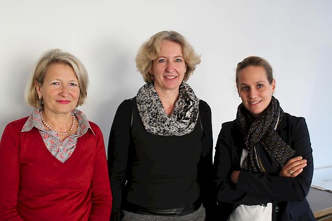 Von links: Helena Mooser Theler, Präsidentin Stiftung Nachbar in Not, Sabine Fux, Family Coaching & Beratung, und Petra Zimmermann, Stiftungsratsmitglied Stiftung Mammina.