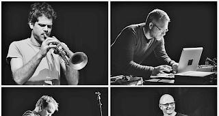 Spannend. Manuel Mengis und Thomas Peter (oben, von links), Florian Stoffner und Christian Wolfarth (unten, von links): Vier Improvisatoren b&uuml;ndeln ihr K&ouml;nnen. 