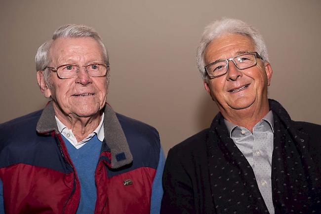 Rolf Meyer (87) aus Visp und Roman Mooser (66) aus Zermatt.