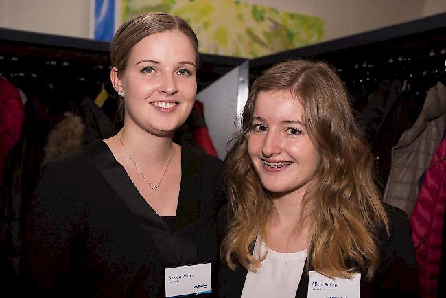 Saskia Witjes (20) aus Gamesen und Alicia Rossel (16) aus Thun.