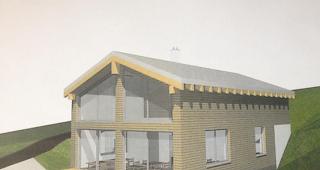 Schlicht und einfach. Das kleine Bergrestaurant auf der Alpe Jungen soll zwischen 25 und 30 G&auml;sten Platz bieten.