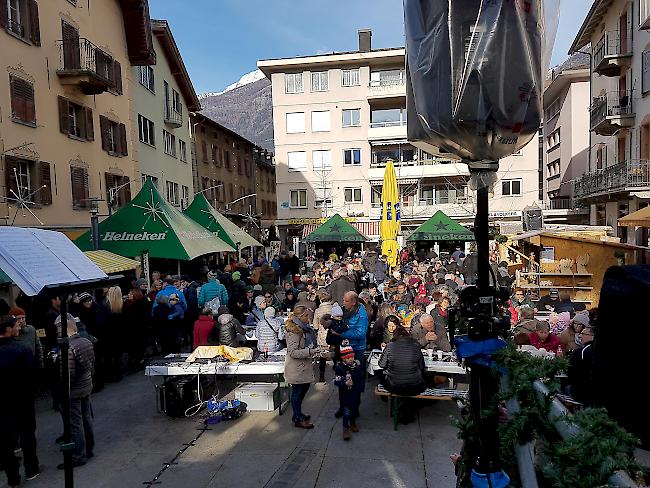 Eindrücke vom Visper Weihnachtsmarkt.