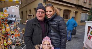 Alain Abgottspon (44) aus Stalden, Ayleen Abgottspon (7) aus Dintikon AG/Stalden und Jasmin Steinmann (24) aus Stalden.