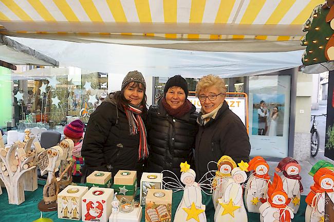 Rosmarie Imboden (52) und Brigitte Furrer (51); beide aus Brigerbad und Ursula Gely (64) aus Siders.