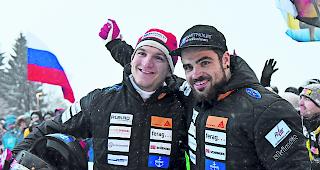 Pilot Clemens Bracher (rechts) und sein Anschieber Michael Kuonen holen Platz 9 in K&ouml;nigssee. (Archiv) 