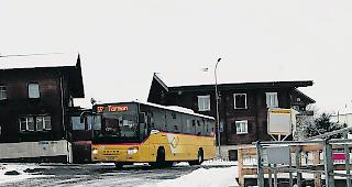 Mehr Sicherheit. Seit Anfang Monat ist der neue Wendeplatz in Betrieb. Die Postautos m&uuml;ssen nicht mehr auf dem engen Dorfplatz wenden.  
