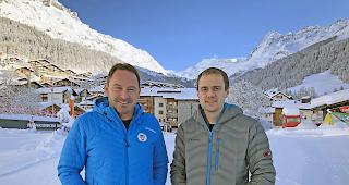 Christian Grichting, Pr&auml;sident des Verwaltungsrates der MyLeukerbad AG und Gemeindepr&auml;sident Leukerbad mit Patrick Brendel, Direktor ReLL AG.