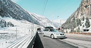 Auch der Autoverlad in Goppenstein ist derzeit eingestellt. 