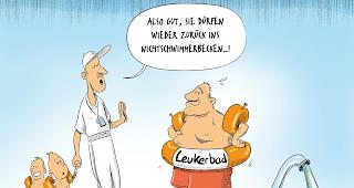 Leukerbad darf zur&uuml;ck ins Becken ...