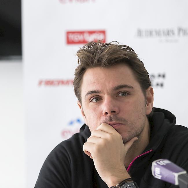 Wieder das Knie? Stan Wawrinka muss sein Comeback noch etwas nach hinten verschieben.