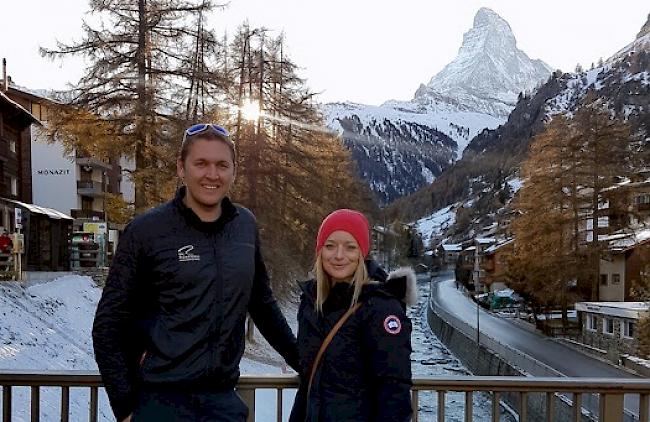 Neue Partnerschaft. Ross Copland, CEO, Mount Ruapehu und Sandra Stockinger, Leiterin Marketing & Verkauf, Zermatt Bergbahnen AG.