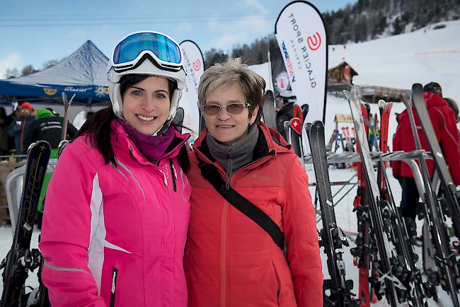 Corinne Schürmann (36) und Vreni Kalbermatter (58), beide aus St. Niklaus.