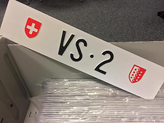 Als einziges einziffriges Kontrollschild bringt die DSUS im nächsten Jahr «VS 2» zur Versteigerung.