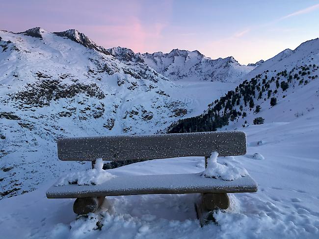 Samstagmorgen in der Aletsch Arena