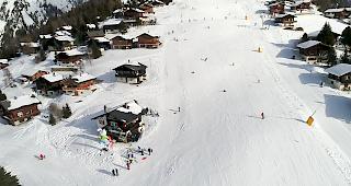 Die Wettkampfpiste auf dem Rosswald. 