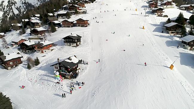 Die Wettkampfpiste auf dem Rosswald. 