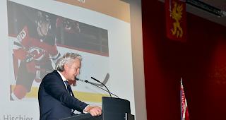 Der Leuker Gemeindepr&auml;sident Martin L&ouml;tscher: Wasser ist das Jahresmotto 2018 &ndash; und auch der Sport war Thema in seiner Neujahrsansprache.