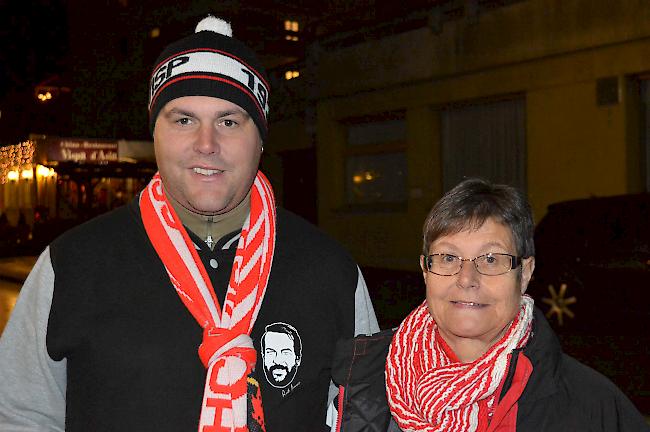 Walter Lehner (34) und Beatrice Lehner (62) beide aus Turtmann.