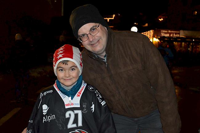 Romeo Fercher (7) und Martin Arnold (45) aus Visp.