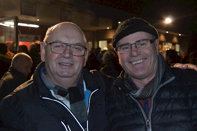 Willy Studer (67) Leander Leiggener (61) beide aus Visp.