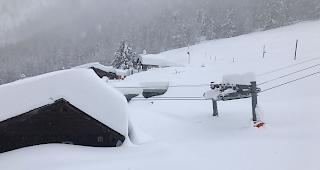 Schaden genommen. Im Bild die Talstation des &laquo;Seefeldlifts&raquo; im Januar 2018.