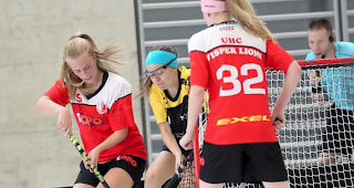 Auch beim ersten Spiel im neuen Jahr gehen die Damen der UHC Visper Lions als Siegerinnen vom Platz.