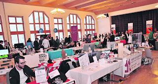 Breites Angebot. Vom Tourismus &uuml;ber Versicherungen und Banken bis hin zu Gewerbe und Handwerk waren praktisch alle Branchen vertreten. 