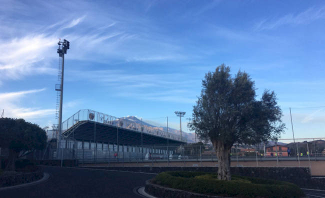 Eindrücke aus dem Sittener Camp, dem "Torre del Grifo", der Heimat von Serie-C-Klub Catania Calcio an den Ausläufern des Vulkans Ätna.