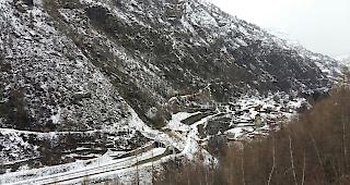 Der Felssturz bei Kalpetran.