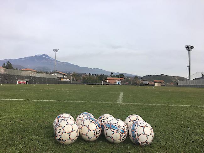 Bald vorbei. Der FC Sitten trainiert das vorletzte Mal auf sizilianischem Boden.