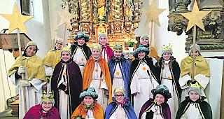 Sterns&auml;nger. Die Schulkinder der 5H/6H von Eyholz sammelten Geld f&uuml;r Kinder auf den Philippinen. 