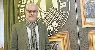 Christoph F&ouml;hn ist das &auml;lteste Aktivmitglied der Fleigut&auml;tscher.