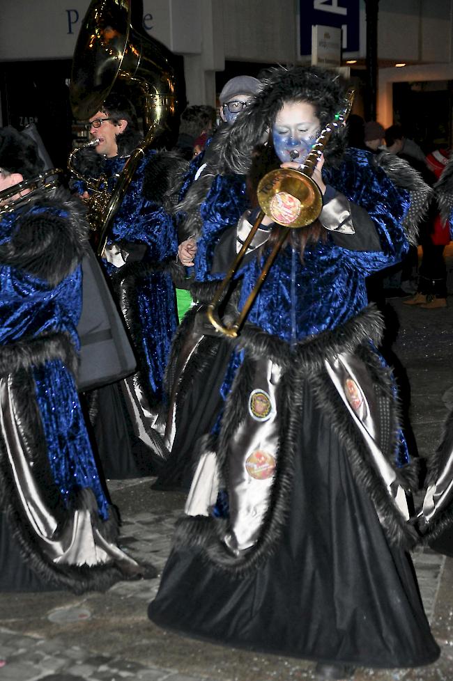 Vollen Einsatz gab dieses Maschgi von den Gliser "Caballeros".