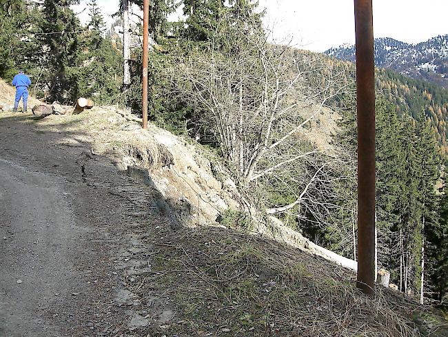 In Bewegung. Um ein Abrutschen der Wendeplatte im Längwald zu verhindern, will die Natischer Burgerschaft die gesamte Spitzkurve um bis zu 70 Meter in Richtung Westen verschieben.