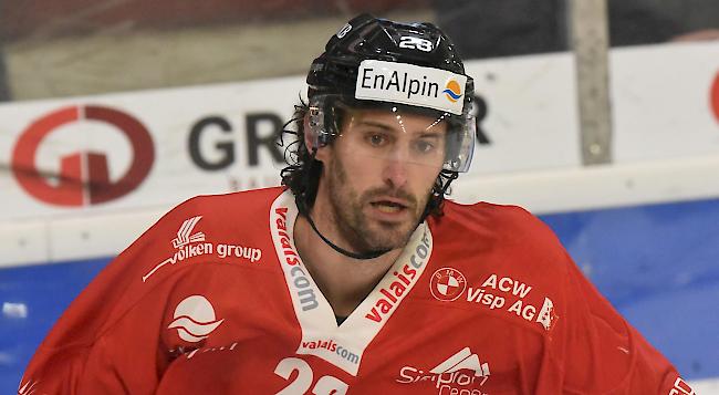 Mark Van Guilder und der EHC Visp, offensiv vermochte man gegen Thurgau nicht die Differenz zu machen.