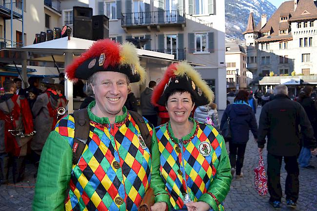 Roger (51) und Sarah Nanzer (48) aus Glis. 