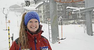 Lea Rebsamen ist bereits die achte Saison auf der Riederalp.