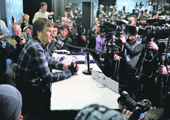 «The Greatest Of All Time». Der gefragte Quarterback und Weltstar Tom Brady.