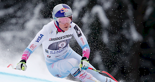 Lindsey Vonn gewann die erste der beiden Abfahrten in Garmisch-Partenkirchen. 