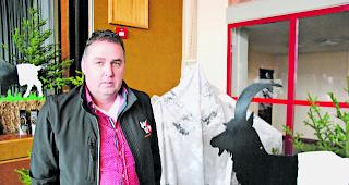 Hoher Standard. Der Pr&auml;sident der Oberwalliser Ziegenz&uuml;chter, Reinhard Grand, ist zufrieden mit dem hohen Rassenstandard. 