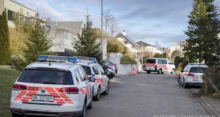 Der Tatort eines T&ouml;tungsdeliktes am Zielweg in Ruenenberg BL am Sonntag, 28. Januar 2018. Bei einem der Toten handelt es sich um den Basler Medienanwalt Martin Wagner.