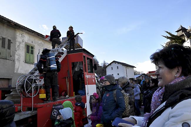 Die junge Feuerwehr aus dem unteren Kantonsteil im Einsatz.